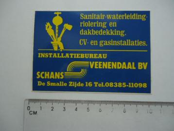 sticker oud veenendaal schans retro techniek installatie beschikbaar voor biedingen