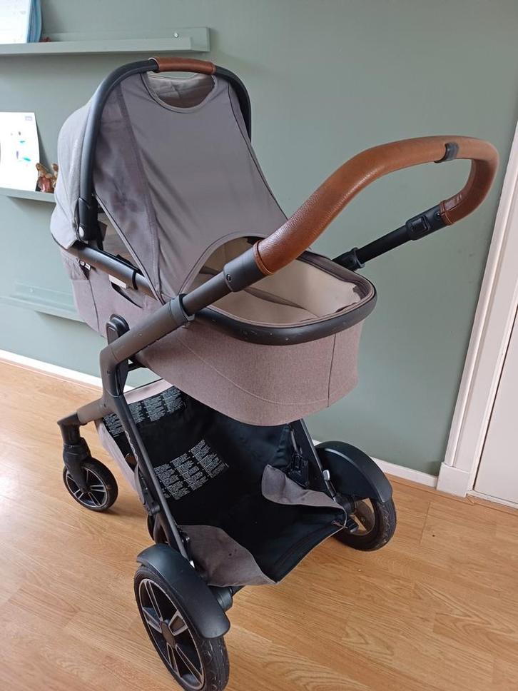Nuna Demi Grow Oxford (kinderwagen PLUS reiswieg) grijs, Kinderen en Baby's, Kinderwagens en Combinaties, Gebruikt, Combiwagen