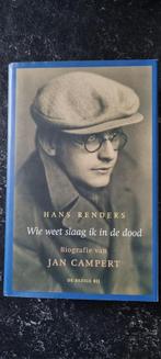 Wie weet slaag ik in de dood, biografie van Jan Campert, Ophalen of Verzenden, Gelezen, Kunst en Cultuur