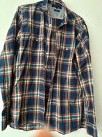 Tommy Hilfiger ruitbloes maat M blauw rood geel turquoise, Ophalen of Verzenden, Zo goed als nieuw, Blauw