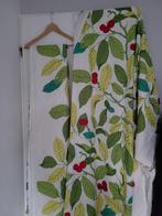 Vrolijke vintage ikea Stockholm blad gordijnen zgan, Ophalen, Zo goed als nieuw, Wit, 200 cm of meer