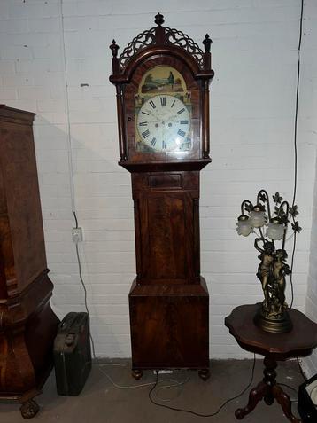 Antieke Engelse Staande Klok - Prachtstuk! beschikbaar voor biedingen