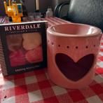 Waxinelichthouder met geurtabletten riverdale, Ophalen of Verzenden, Nieuw, Overige materialen, Minder dan 25 cm