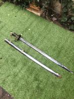 prachtige lange metalen sabel/ ruitersabel, 93.5 cm, Ophalen of Verzenden, Zwaard of Sabel