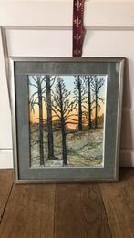 Oude aquarel, Ophalen of Verzenden