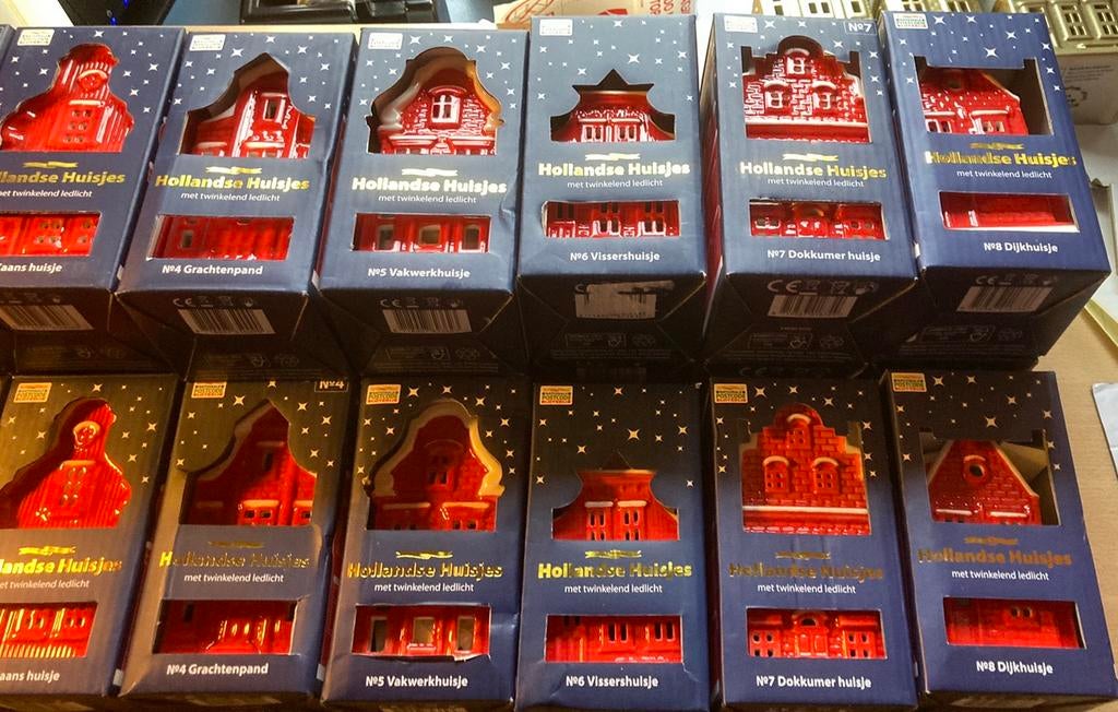 Postcodeloterij Hollandse Huisjes los te koop vanaf, Diversen, Kerst, Ophalen of Verzenden, Zo goed als nieuw