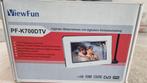 Digitale Fotolijst met TV functie 7 inch. ViewFun PF-K700DTV, Ophalen, Muziek, Nieuw, Kleiner dan 8 inch