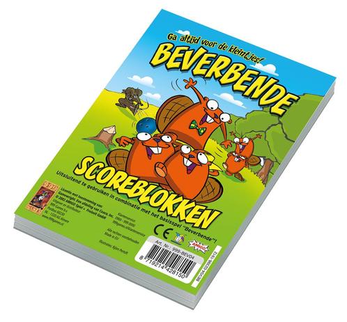 Beverbende scoreblok - 40% korting | ophalen mogelijk, Hobby en Vrije tijd, Gezelschapsspellen | Kaartspellen, Nieuw, Een of twee spelers