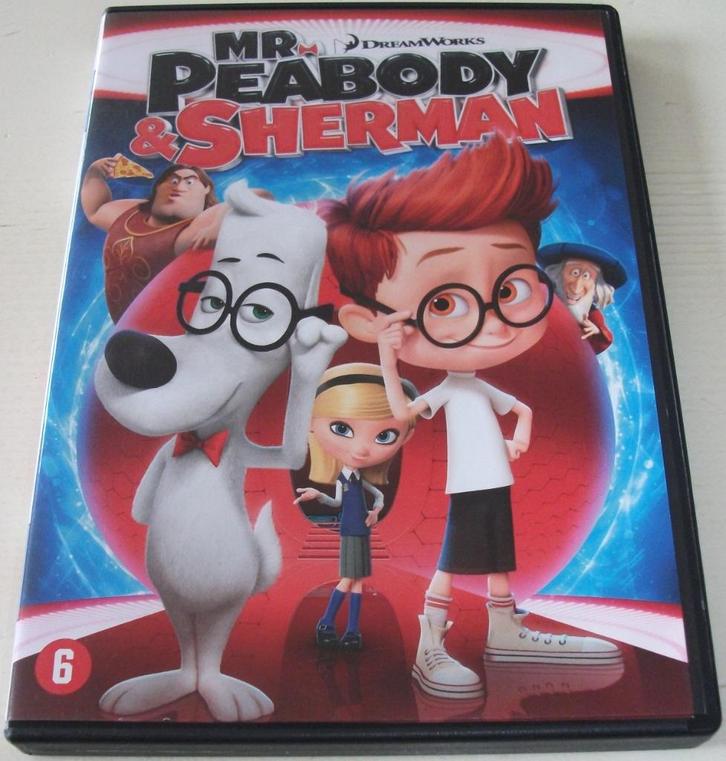 Dvd *** MR. PEABODY & SHERMAN *** DreamWorks, Cd's en Dvd's, Dvd's | Tekenfilms en Animatie, Zo goed als nieuw, Tekenfilm, Vanaf 6 jaar