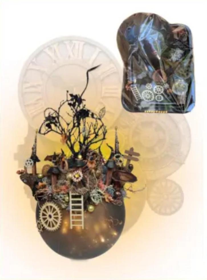 Kasteelbol Steampunk Met Licht Fantasyatelier Knutselpakket, Hobby en Vrije tijd, Knutselen, Nieuw, Knutselwerk, Ophalen of Verzenden