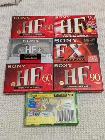 Nieuwe Sony Cassettebandjes - Geseald beschikbaar voor biedingen