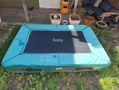 Salta trampoline om in te graven 153 x 214, Kinderen en Baby's, Speelgoed | Buiten | Trampolines, Gebruikt, Ophalen