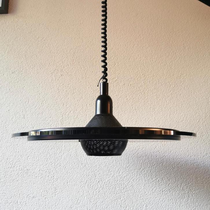 Vintage Pilastro UFO Lamp Mathieu Matégot Space Age Hanglamp, Huis en Inrichting, Lampen | Hanglampen, Gebruikt, Minder dan 50 cm