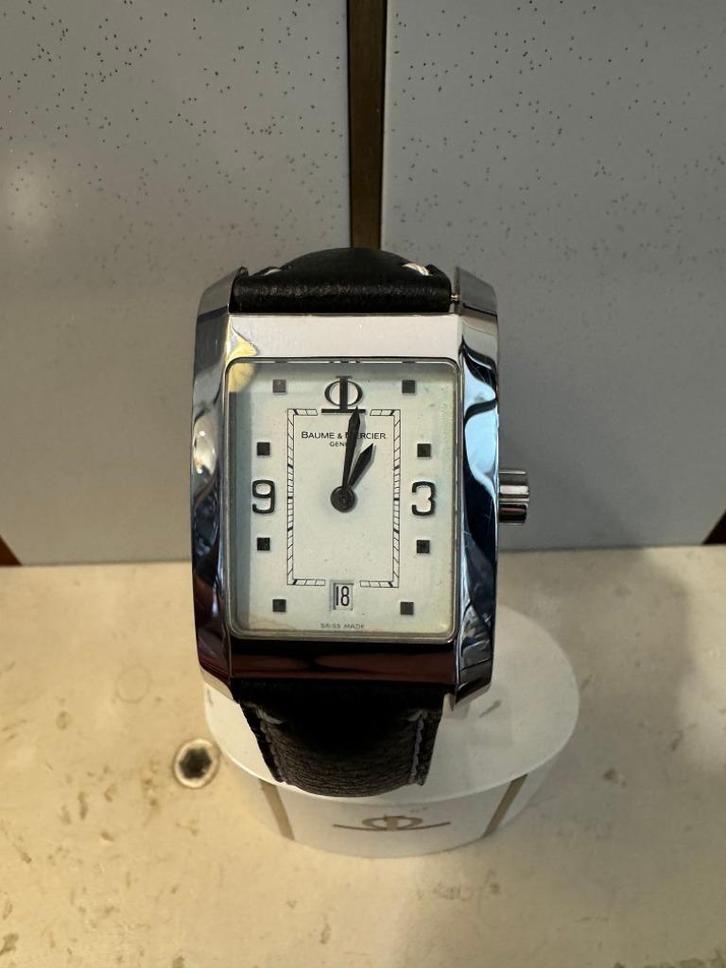 Nieuw horloge Baume et Mercier Hampton lederen band 65529, Sieraden, Tassen en Uiterlijk, Overige Accessoires, Nieuw, Ophalen of Verzenden