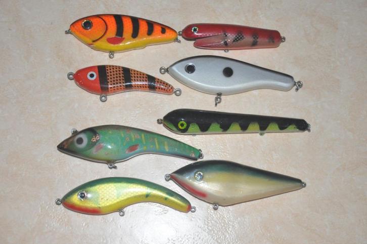 8x Handbouw voor maar € 40 ( exclusief verzendkosten ), Watersport en Boten, Hengelsport | Roofvissen, Zo goed als nieuw, Overige typen