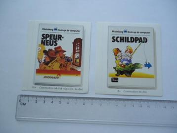 sticker oud Home computer pc Commodore 64 Apple II 2 retro beschikbaar voor biedingen