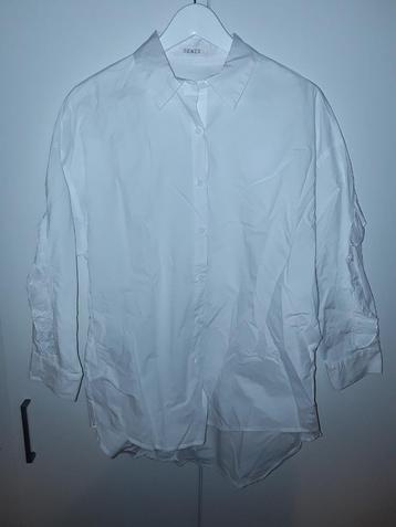 SENES Witte Blouse Met Ruches Maat XL beschikbaar voor biedingen