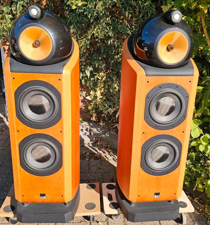 B&W 802D Diamond tweeter,80 kg TOPKLASSE,UK Made,nieuwstaat!, Audio, Tv en Foto, Luidsprekers, Zo goed als nieuw, Front, Rear of Stereo speakers
