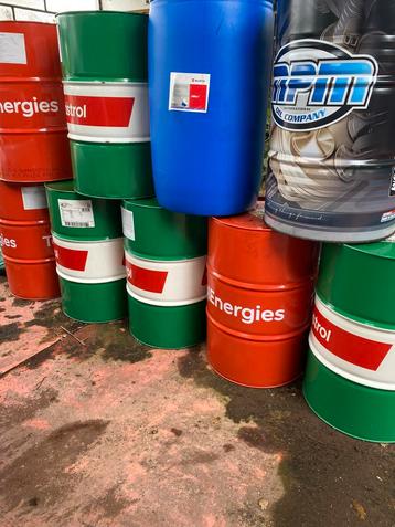 Stoer olievat castrol 200ltr olievaten industrieel tafel beschikbaar voor biedingen