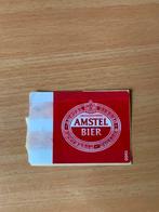 Ongebruikte Amstel bier Fust sticker rood, Ophalen of Verzenden, Nieuw, Overige typen, Amstel