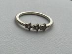 Originele pandora ring met sterren maat 56, Sieraden, Tassen en Uiterlijk, Ringen, Ophalen of Verzenden, Zo goed als nieuw, 17 tot 18