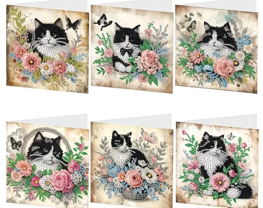 Diamond painting kaarten, Ophalen of Verzenden, Nieuw, Overige thema's