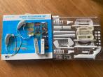 Twee wii controllers met nunchuks en accesoire set, Ophalen of Verzenden, Gebruikt, Met 2 controllers, Met stuurtje