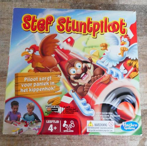 Stef Stuntpiloot Stef Stunt piloot vanaf 4 jaar, Hobby en Vrije tijd, Gezelschapsspellen | Bordspellen, Zo goed als nieuw, Een of twee spelers