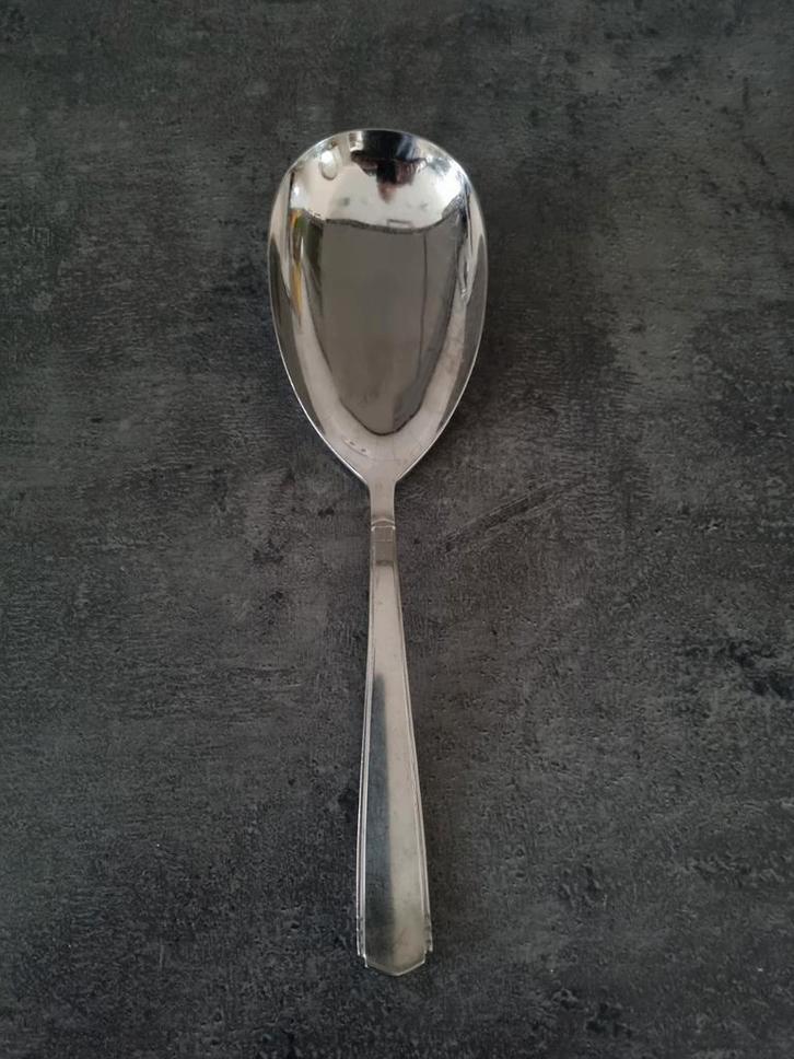 Gero Zilmeta 408 Wilhelmina Rijstlepel - Zeldzaam!, Antiek en Kunst, Antiek | Bestek, Ophalen of Verzenden