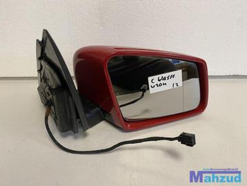 MERCEDES C KLASSE W204 rood rechts spiegel red right mirror beschikbaar voor biedingen