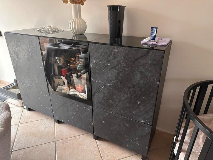 IKEA BESTA kast, Huis en Inrichting, Kasten | Dressoirs, Zo goed als nieuw, 150 tot 200 cm, 25 tot 50 cm, Ophalen