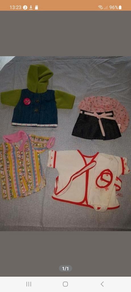 4. Diverse kleding Bbabypop, Kinderen en Baby's, Speelgoed | Poppen, Zo goed als nieuw, Babypop, Ophalen of Verzenden