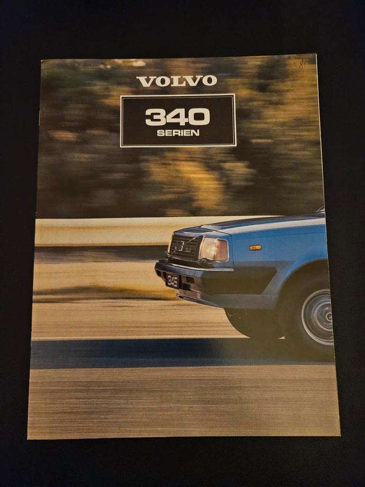 Brochure Volvo 340 1981 Zweeds, Boeken, Auto's | Folders en Tijdschriften, Zo goed als nieuw, Volvo, Ophalen of Verzenden