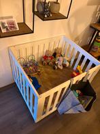 Baby box, Kinderen en Baby's, Boxen, Ophalen of Verzenden, Zo goed als nieuw, Vierkant, In hoogte verstelbaar