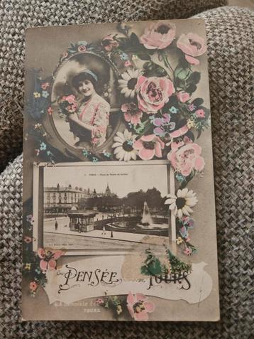 Oude Franse Ansichtkaart - Tours beschikbaar voor biedingen