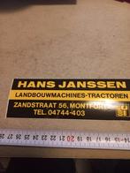 Hans janssen landbouwmachines tractoren montfort, Ophalen of Verzenden, Zo goed als nieuw
