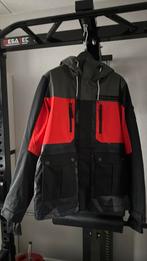 Ski jas, Rehall, maat 176, groen/rood/zwart, Kinderen en Baby's, Ophalen of Verzenden, Zo goed als nieuw, Rehall, Jongen