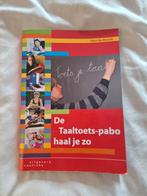 H. de Weerdt - De Taaltoets-pabo haal je zo, Boeken, Ophalen of Verzenden, Zo goed als nieuw, H. de Weerdt