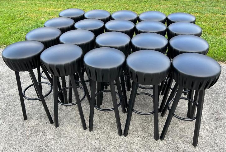 Barkrukken, Huis en Inrichting, Barkrukken, Zo goed als nieuw, 60 tot 90 cm, Hout, Kunststof, Leer, Metaal, 5 krukken of meer