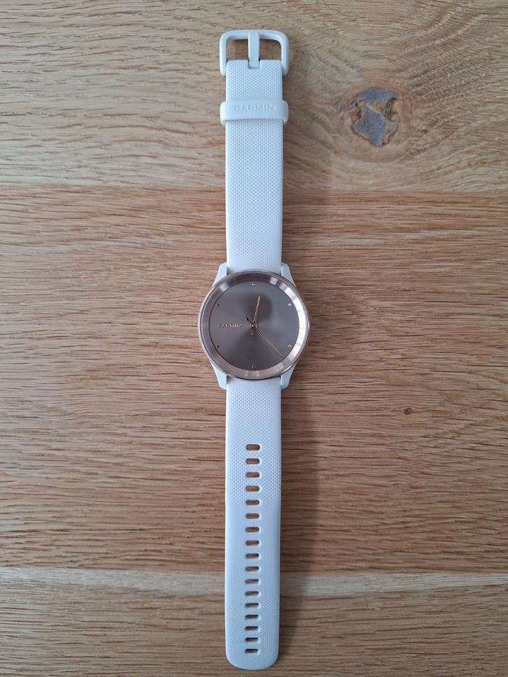 Garmin Vivomove trend roségoud wit inclusief oplader, Sieraden, Tassen en Uiterlijk, Sporthorloges, Zo goed als nieuw, Android
