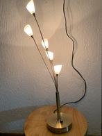 Jan des Bouvrie tafellamp, 5 kelkjes, Boxford Holland BV, Gebruikt, 50 tot 75 cm, Ophalen of Verzenden, Glas