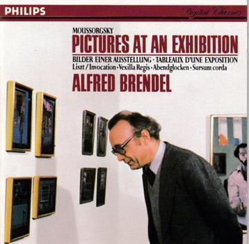 MOUSSORGSKY Pictures at an exhibition CD BRENDEL PHILIPS beschikbaar voor biedingen