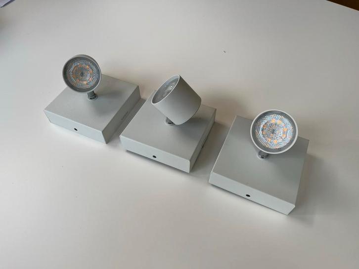 3x Philips opbouwspot LED ‘myLiving Runner’, Huis en Inrichting, Lampen | Spots, Zo goed als nieuw, Metaal of Aluminium, Led, Ophalen