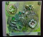 BB.Design - mixed media - art journal boek - groen, Ophalen of Verzenden, Nieuw, Materiaal