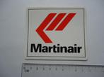 sticker oud MARTINAIR vliegtuig luchtvaart retro airline, Verzamelen, Verzenden, Zo goed als nieuw