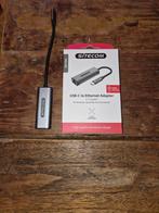 Sitecom USB-C naar Ethernet Adapter 2.5 Gigabit, Ophalen of Verzenden, Zo goed als nieuw