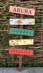 Decoratie bord ibiza stijl hout, Ophalen, Nieuw