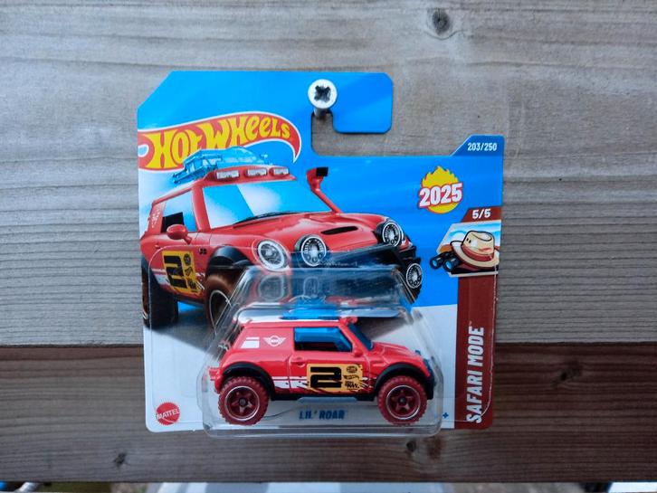 Mini Cooper Lil' Roar Hotwheels, Hobby en Vrije tijd, Modelauto's | Overige schalen, Nieuw, Auto, Ophalen