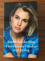 Een blauwe vlinder zegt gedag - Sophie van der Stap, Ophalen of Verzenden, Zo goed als nieuw, Nederland