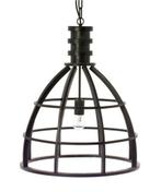 Grote riverdale metalen hanglamp type boston, Gebruikt, Metaal, Minder dan 50 cm, Riverdale